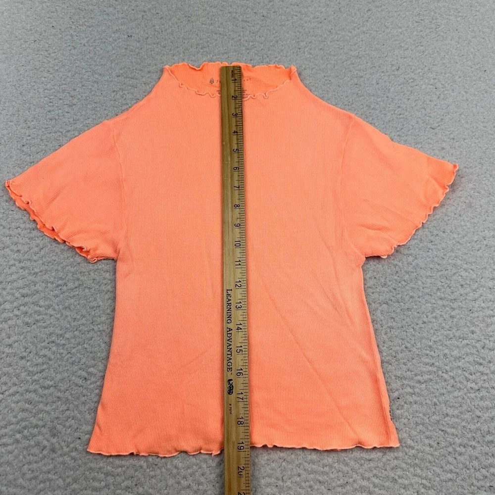 Free People Movement Madeline Funnel‎ Baby Top Womens XS/S Peach Orange